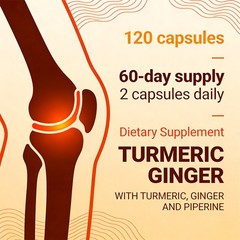 SresXrefas Turmeric Ginger Piperine 120 Veg Capsules Ultra High Absorption