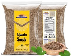 Rani Ajwain Seeds (Carom Bishops Weed) Spice Whole 14oz (400g)