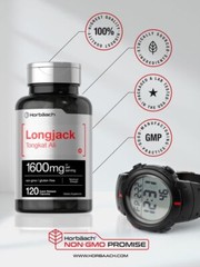 Longjack 1600 mg | 120 Capsules | Longifolia Root Extract | by Horbaach