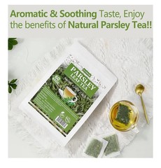 ULTHMOK Parsley 60 Tea Bags Made with 100% Natural Parsley Leaves Caffeine Free