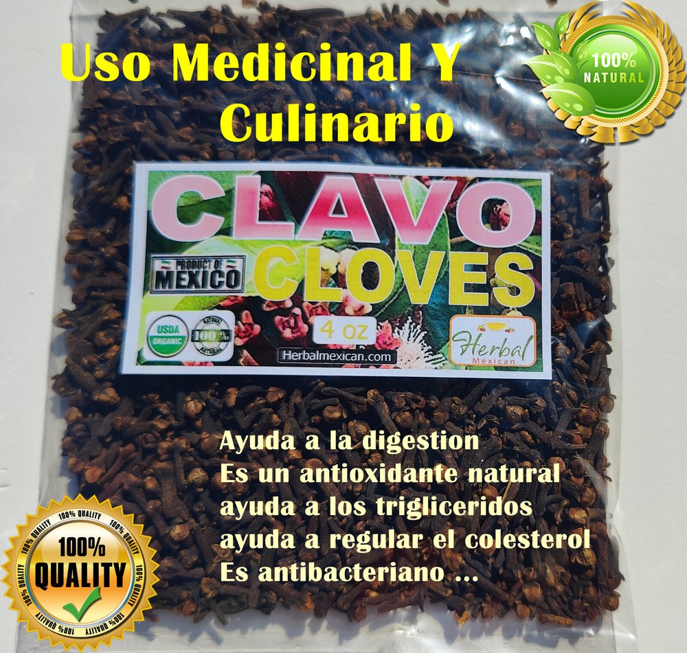 Clavo/Clavos de olor – Clove – Cloves (Syzygium aromaticum) 4oz