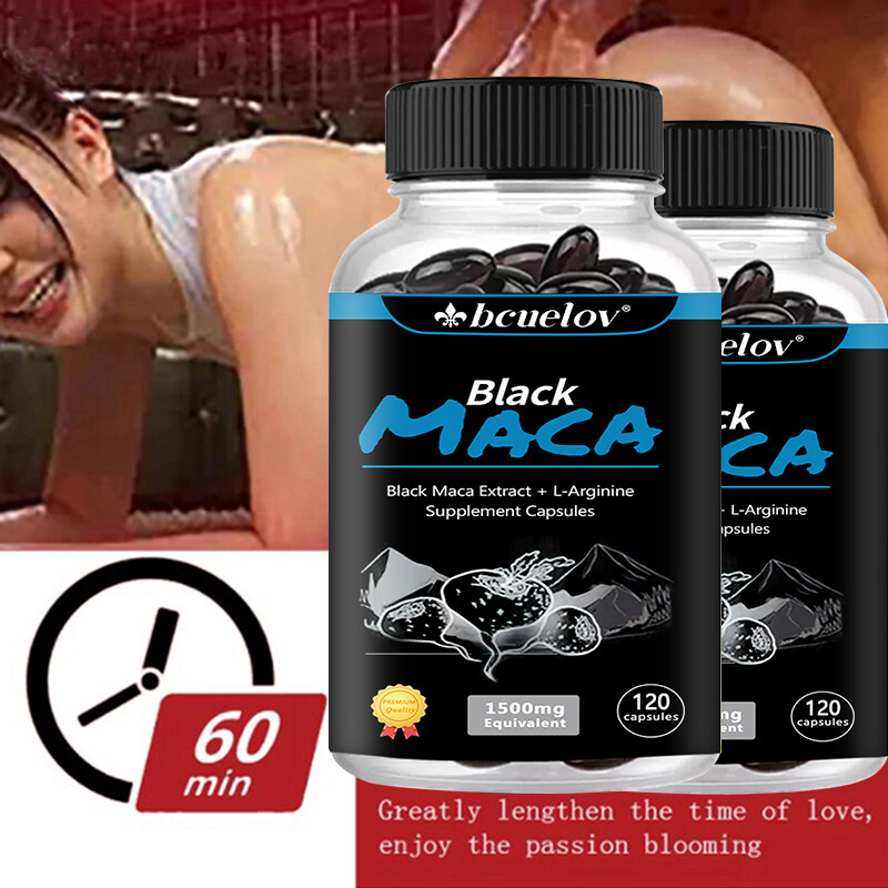 Black Maca 1500 Mg Capsules – Supports Energy, Stamina, Performance And Drive