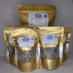 Dried Blue Lotus Cut Flower| Nymphaea Caerulea Organic Egyptian Natural Tea 100g