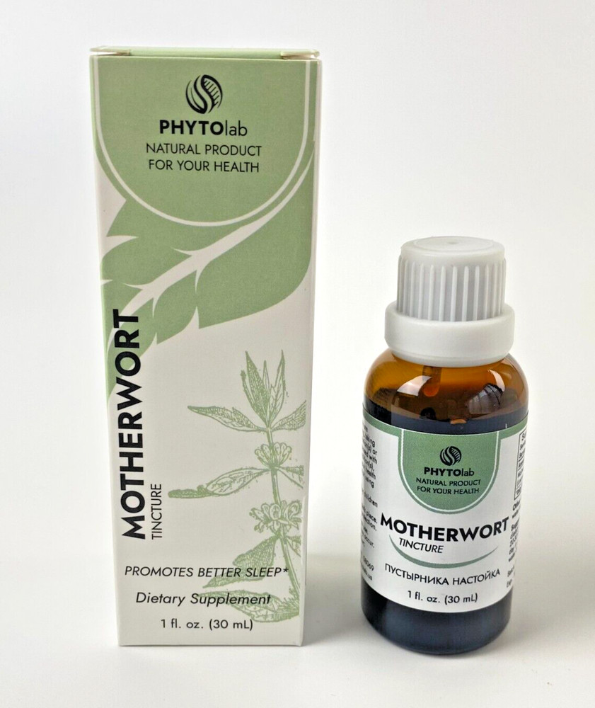 Motherwort Tincture 1 fl. oz /30ml (Hастойка Пустырника) Relaxation, Sleep Aid