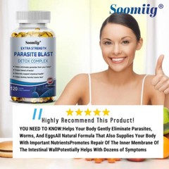 Parasite Blast Detox Complex Capsules – Supports Full Body Cleanse & Detox