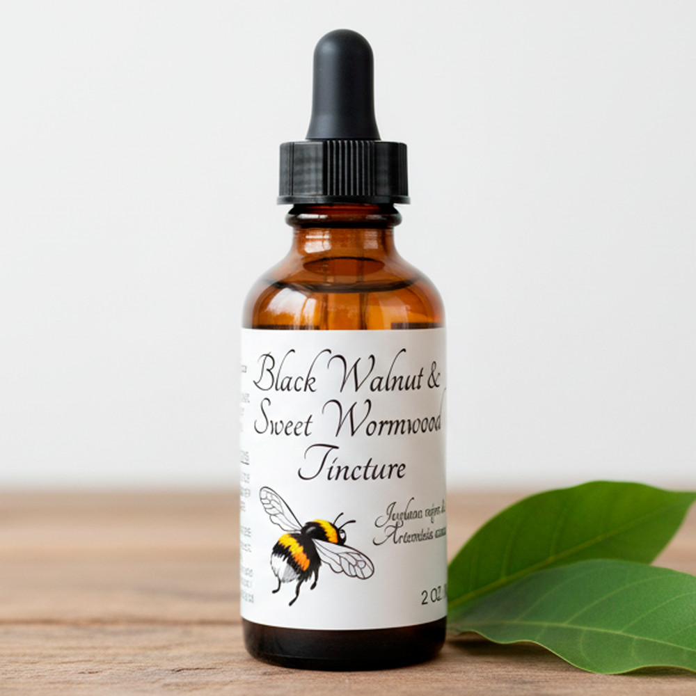 Black Walnut & Sweet Wormwood Tincture, A Traditional Cleanse