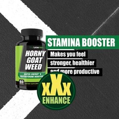 Natural Drive & Stamina Booster for Men – Horny Goat Weed for Energy & Performan