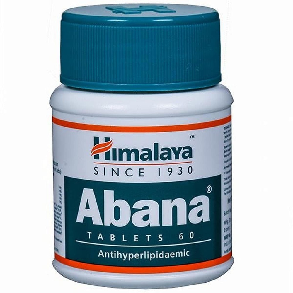 1 x 60Tab-Himalaya Herbal Abana -Controls Cholesterol Levels -Free Ship