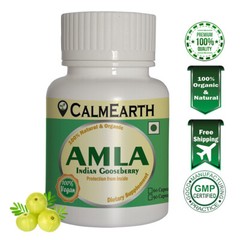 CalmEarth Amla Organic Herbal Capsule 100% Pure Phyllanthus emblica