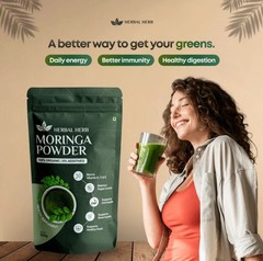 500g Moringa Oleifera Powder | Pure Leaf | Fresh & Finely Milled