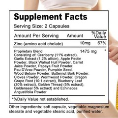 PARASITE BLAST DETOX COMPLEX capsules Helps eliminates parasites from your body