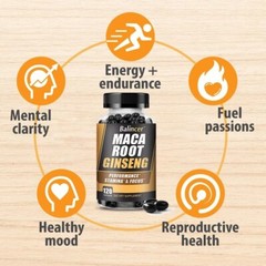 Maca Root Capsules 10000 mg Peruvian Maca Extract Men’s Organic Vitamin
