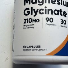 Nutricost Magnesium Glycinate Capsules (90 Capsules, 210 mg Per Serving)