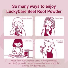 Non-GMO Organic Beet Root Powder (13.6 oz) – Boosts Energy & Stamina Naturally