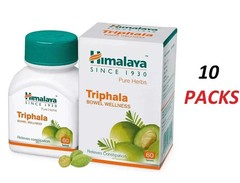 10x Himalaya Triphala – 60 Tablet Each Pure Herbal Vegeterian Botonical EXP 2028