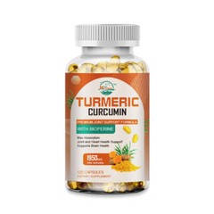 TURMERIC 95% CURCUMIN 120 CAPSULES EXTRACT TUMERIC BLACK PEPPER ANTIOXIDANT BEST