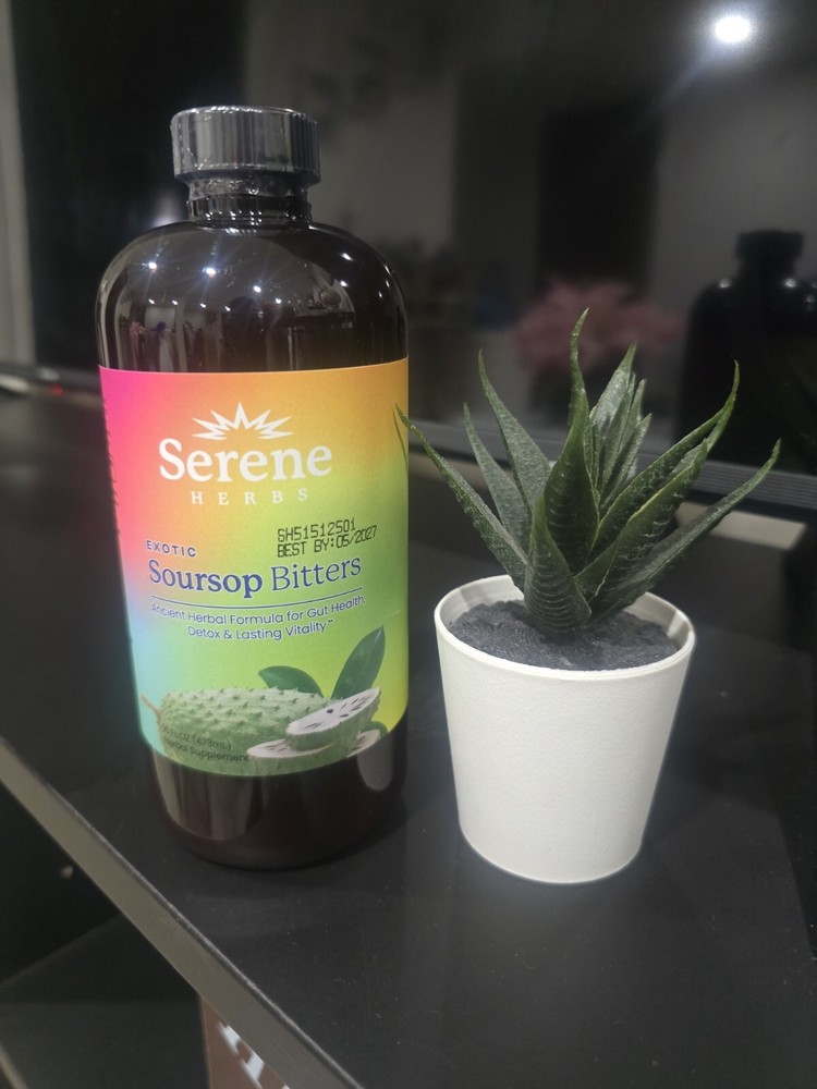 Soursop Bitters Exotic Liquid Digestive Support & Immune Health 16oz fast shipp