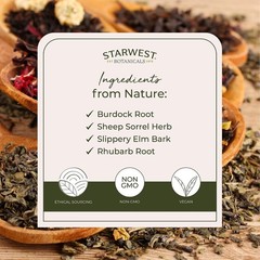 Essiac Tea Organic, Slippery Elm Bark – Bulk 1 lb Bag | Caffeine Herbal Blend,