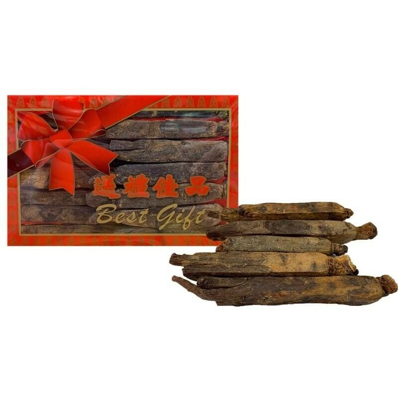 Dried Panax Red Ginseng Root, 6 Years Premium Grade (Root 8oz.)