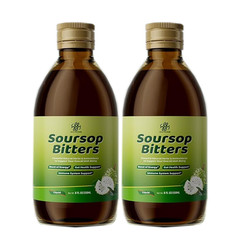 500ML Premium Soursop Bitters Liquid –15-Herb Immune Support | Digestive Health