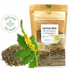 Organic AGRIMONY HERB / Sticklewort Wild Harvested Cut Dried Agrimonia Eupatoria