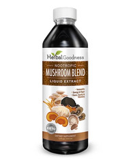 Mushroom Supplements Blends Liquid Extract 12Fl.Oz, Reishi, Chaga, Turkey Tails,