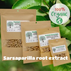 Organic Sarsaparilla Root extract (Smilax ornata) 500mg or 650mg vegetarian