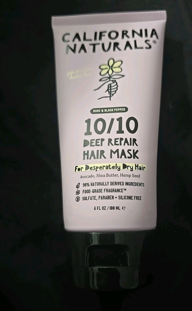 California Naturals 10/10 Deep Repair Hair Mask 6oz New Sealed