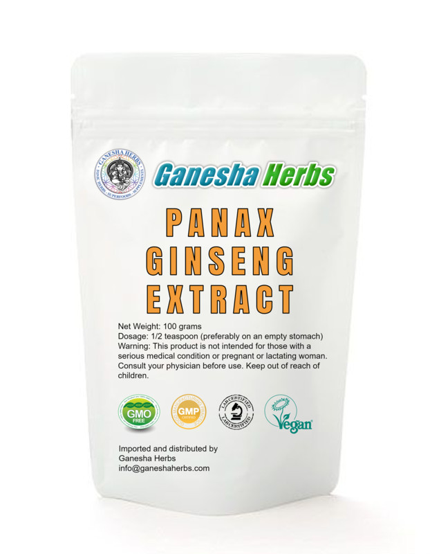 PANAX GINSENG ROOT HIGH POTENCY 20:1 CONCENTRATE EXTRACT POWDER 3.6 OZ / 100G
