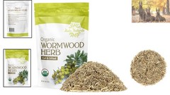 USDA Certified Organic Wormwood Herb, 4oz Loose Tea – Resealable Convenience