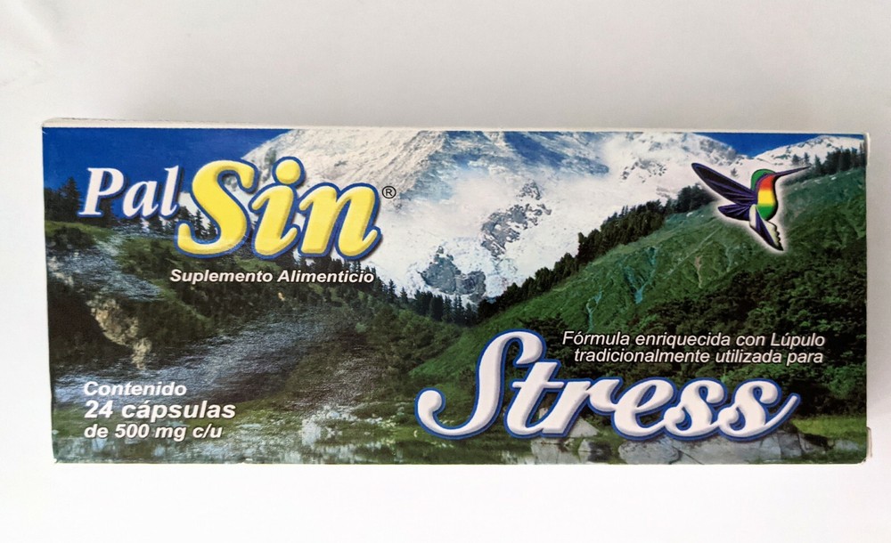 Pal Sin Stress 24 Capusulas vive Tranquilo, High Strength, stress Relief
