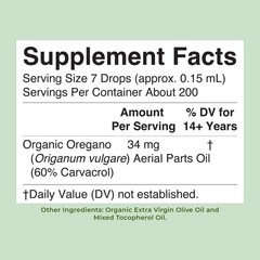MaryRuth Organics Oregano Oil Drops | 6 Month Supply | USDA Organic Oil of Or…