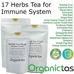BOOST IMMUNE SYSTEM SUPPORT TEA – 17 selected natural herbs recipe w. Benefits