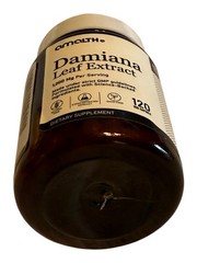 Damiana Leaf Extract – 1000 mg per Serving – 120 Veg Capsules – Ex: 9/27