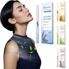 Diffuser Herbal for Lung Health and Fresh Air w / Mullein Thyme Mint – 4 Flavour