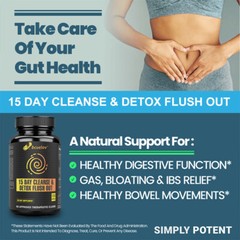 Psyllium Husk Capsules Weight Loss Detox Fibre Colon Cleanse Vegan