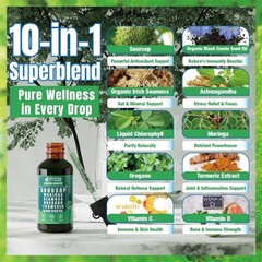 Vyxion Soursop Bitters Liquid Drops – Immunity, Liver, Gut & Antioxidant
