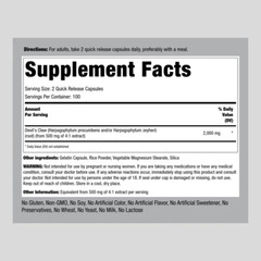 Devils Claw 2000mg | 200 Capsules | Extract Supplement | by Piping Rock