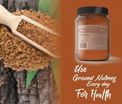2lb Ground Nutmeg 100% Pure Natural Myristicaceae Nuez Moscada Powder JAR