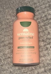 Semaine ~ PMS Relief ~ 40 Caps ~*Extra Strength*~ Sealed ~ Exp.10/2027