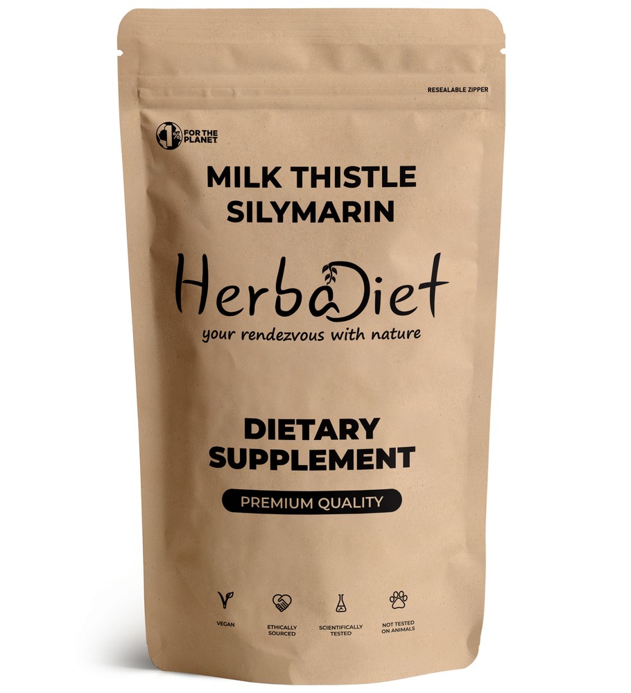 Milk Thistle Extract 400mg POTENT Powder 80% Silymarin Liver Detox