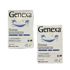 120 Count Genexa Stress Anxiety Irritability Fatigue Sleeplessness Insomnia