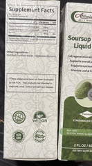 2X 2oz Soursop Graviola Liquid Drop for Cell Support & Regeneration Immune Boost