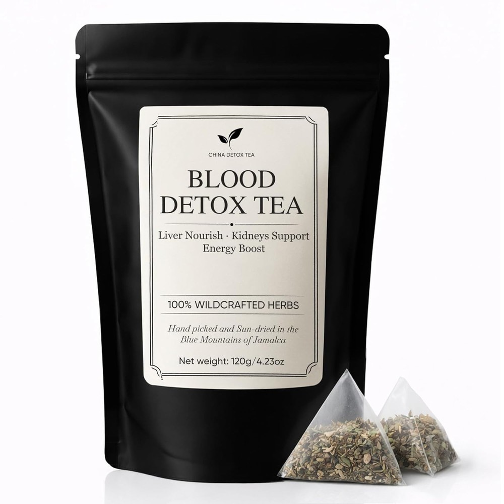 Jamaican Wildcrafted Garden Blood Detox Tea, Healing Herbs includes Guaco, Bu…