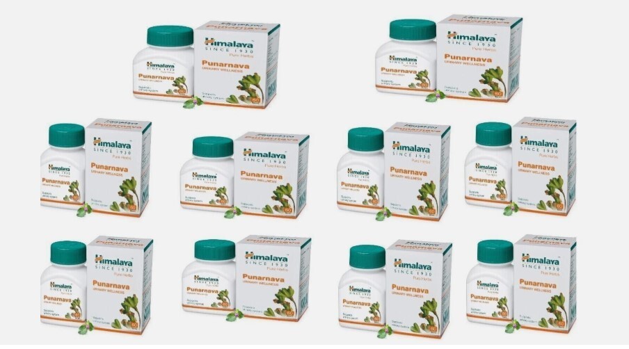 🌿 Himalaya Herbal Punarnava – Pack of 10 (60 Tablets per Box) | Expiry 01-2027