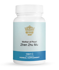 Rock Golden Queen Mother of Pearl (Zhen Zhu Mu) Herbal Capsule (2 Pack)