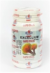 5 Bottles Gano Excel Excellium 90 Capsules Ganoderma Lingzhi Reishi USA Seller