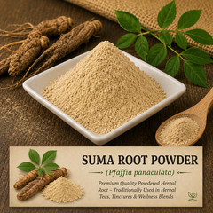 Suma Root Powder (Pfaffia paniculata) Premium Herbal Root Powder for Tea & Blend