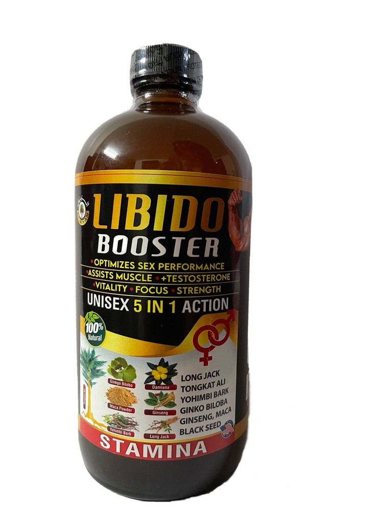 100% Natural, Unisex LIBIDO Booster 5 In 1 Action By Al-Riyan 16 oz