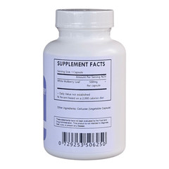 White Mulberry Leaf Extract 4:1 Capsules (500mg Each)